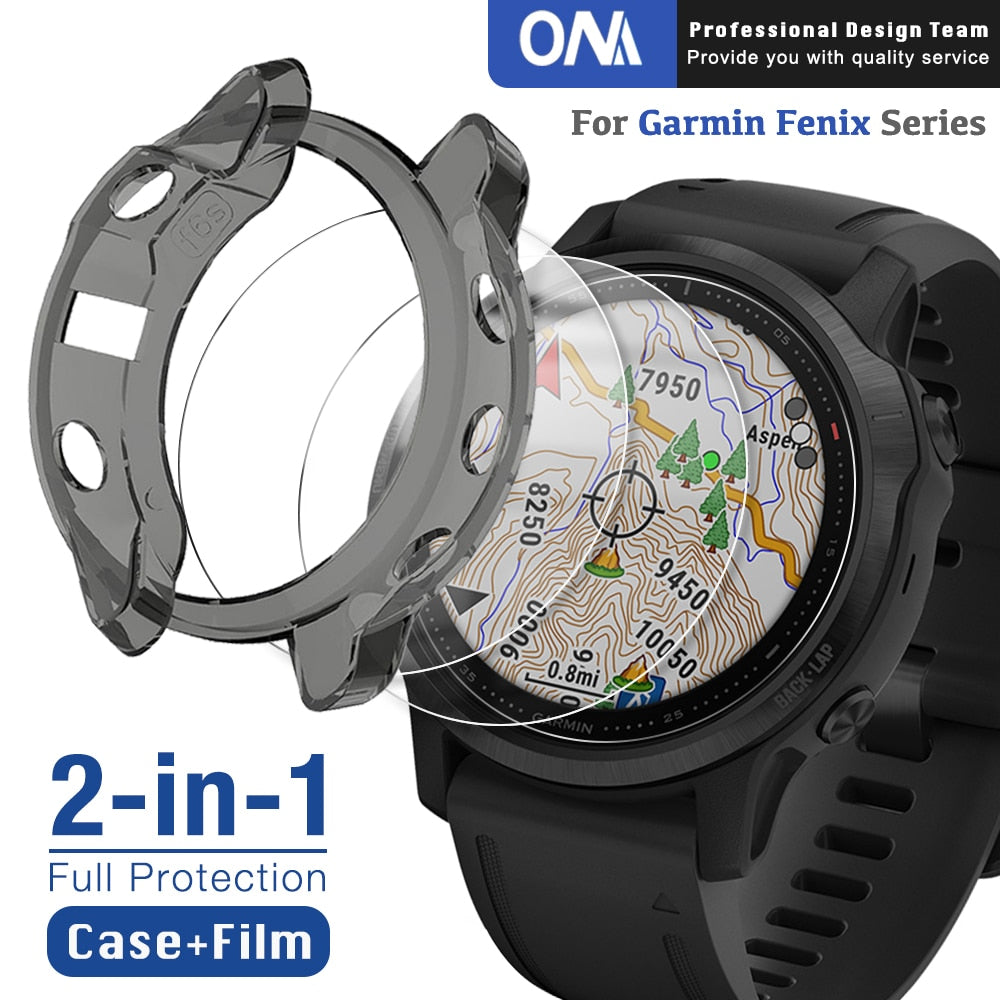 Screen Protector for Garmin Fenix 7 7S 7X 6 6S 6X Pro 5 5S Smart Watch –  Watchrunscape